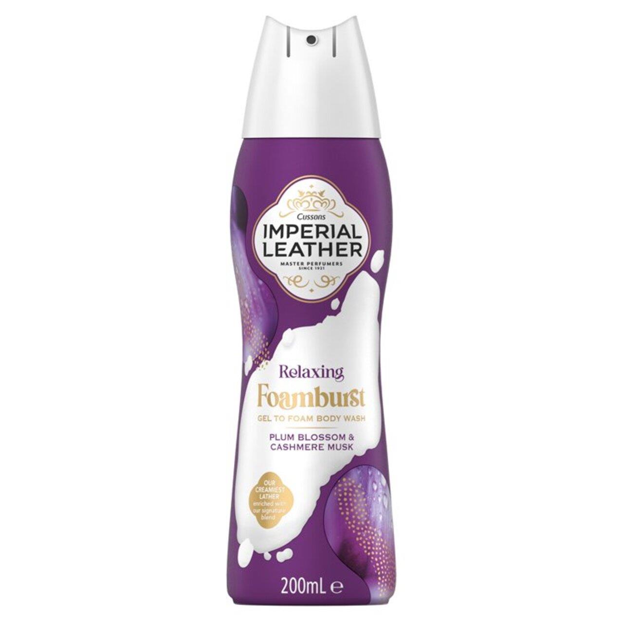 Imperial Leather Foamburst Plum Blossom & Cashmere Musk 200ml | Daily Supplies