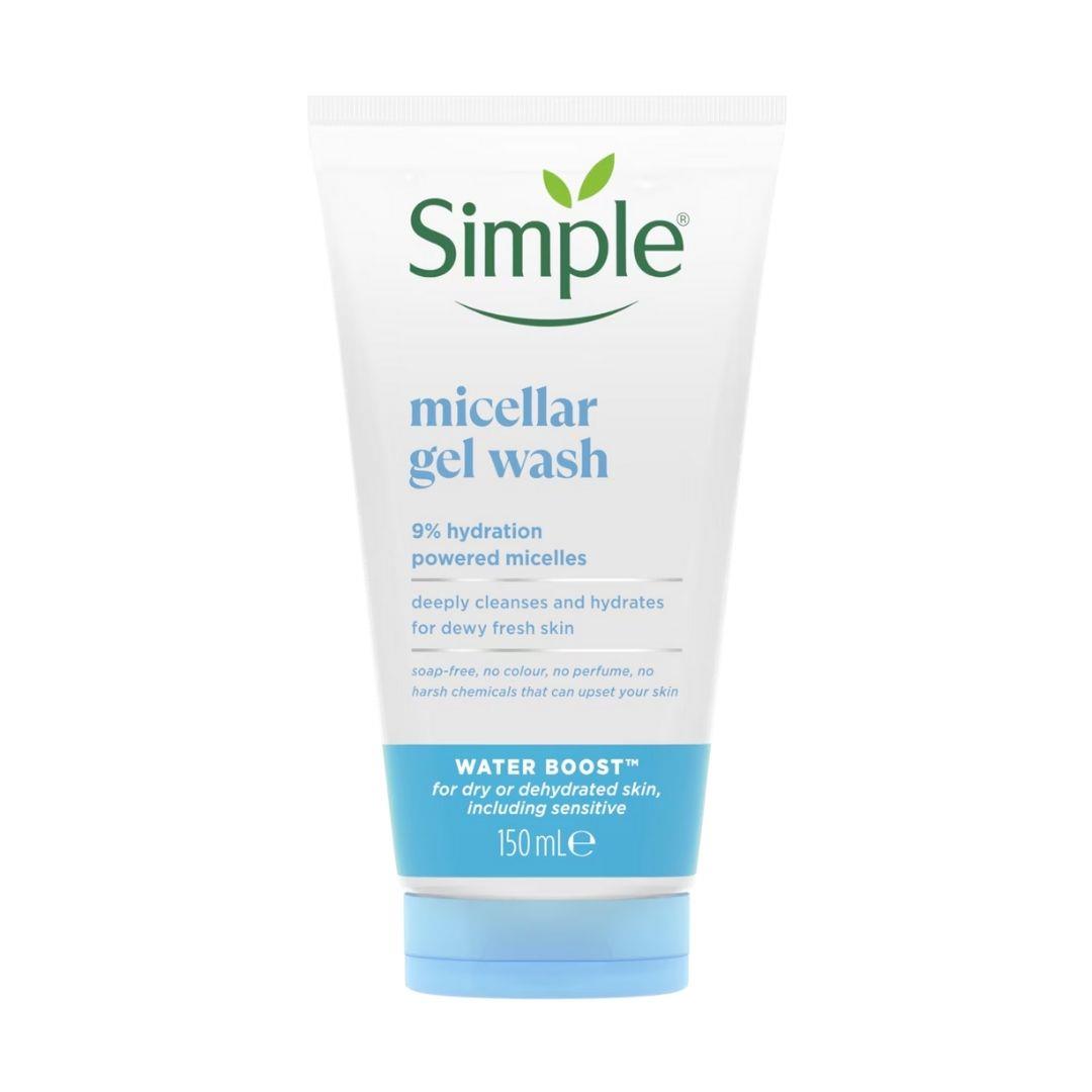 Simple Water Boost Micellar Gel Facial Wash 150 ML | Daily Supplies