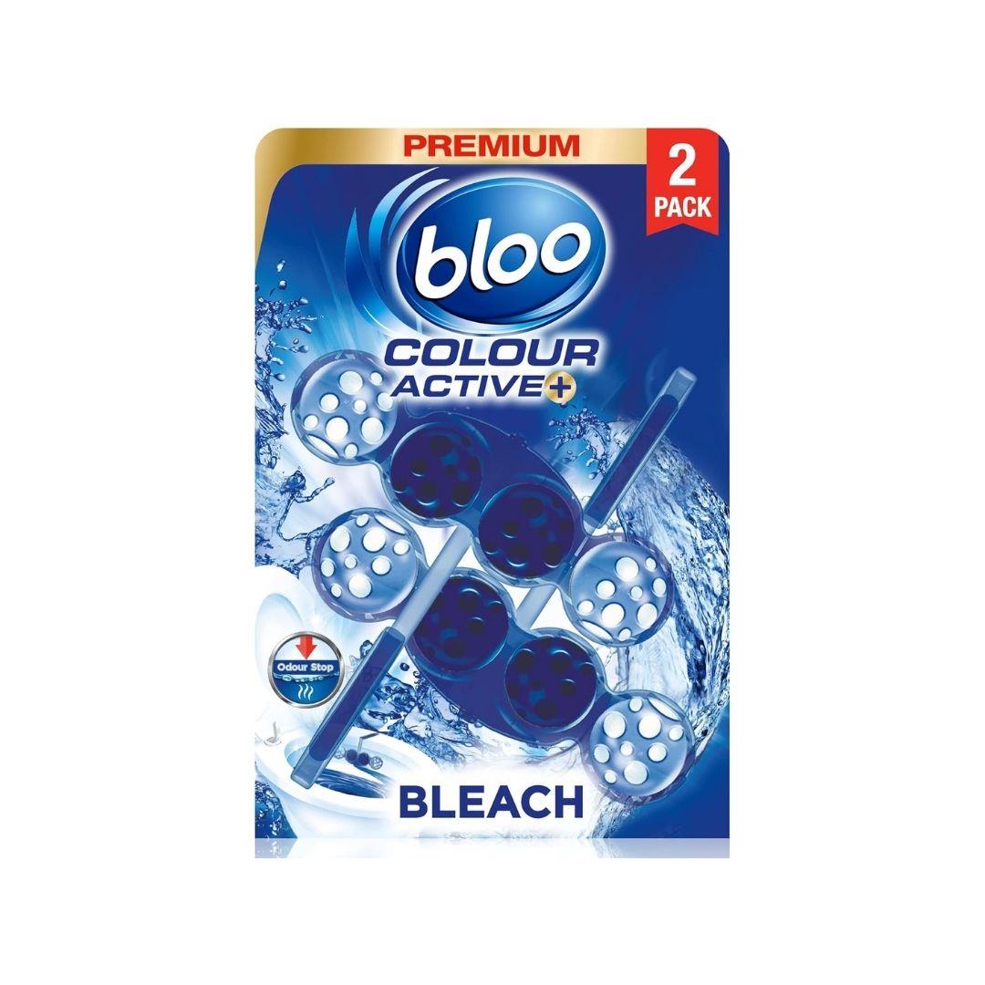 Bloo colour active Toilet Rim Block Bleach Capsule 2x 50g | Daily Supplies