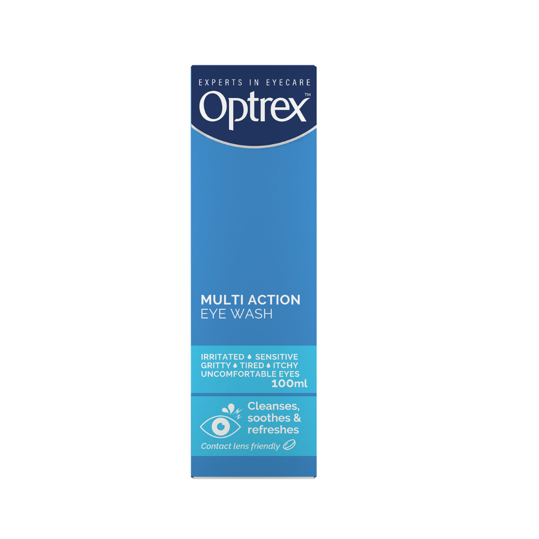 Optrex Multi Action Eye Wash for Irritated Eyes 100ml | Daily Supplies
