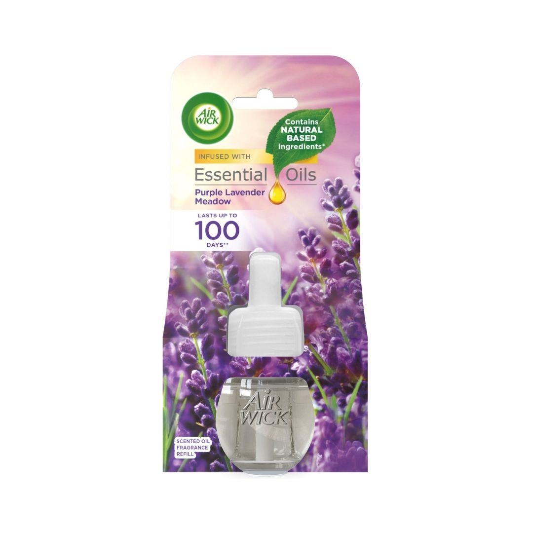 Airwick Plug In Refill Air Freshener Purple Lavendar Meadow 19 ML | Daily Supplies