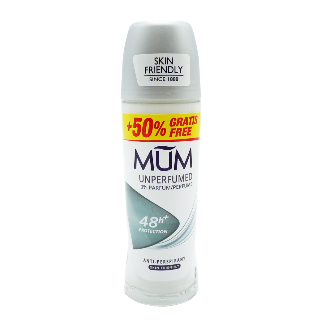Mum Roll-On Deodorant for Women Perfume Free 75 ml | Daily Supplies