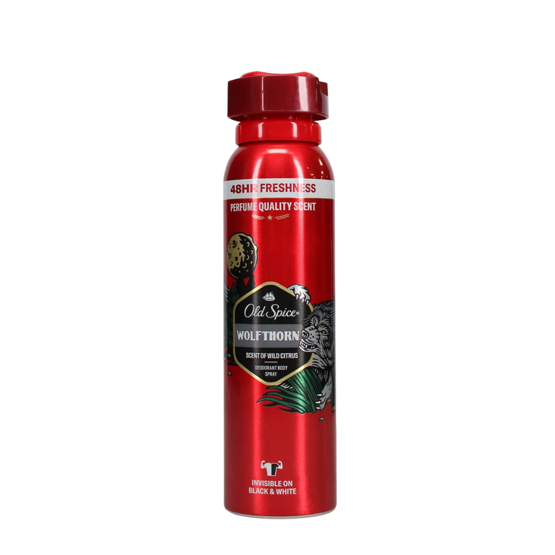 Old Spice Wolfthorn Deodorant Body Spray 150ml | Daily Supplies