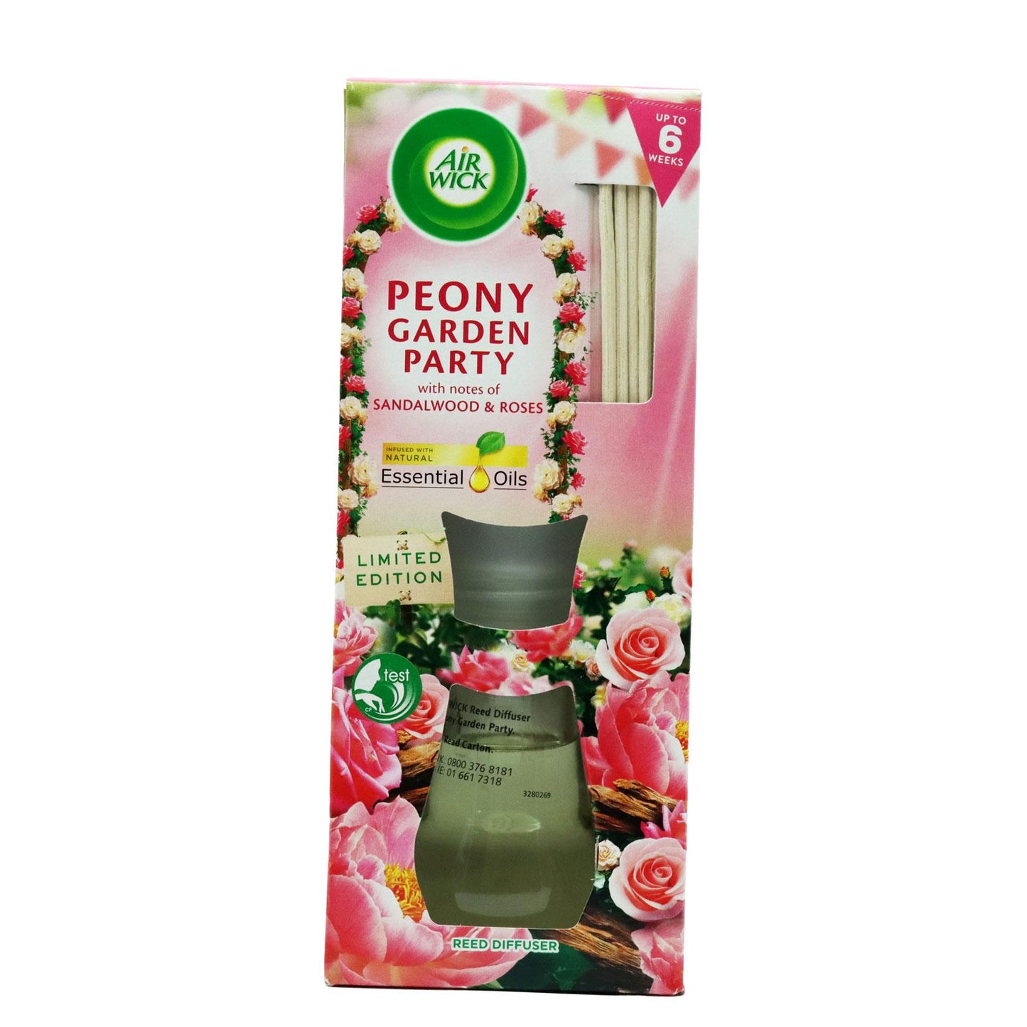Air Wick Reed Diffuser Peony Garden Party 42 ml | Daily Supplies