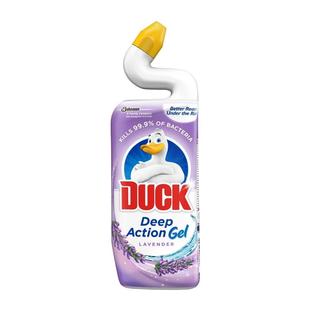 Duck Deep Action Gel Toilet Cleaner Lavender Limescale 750ML | Daily Supplies