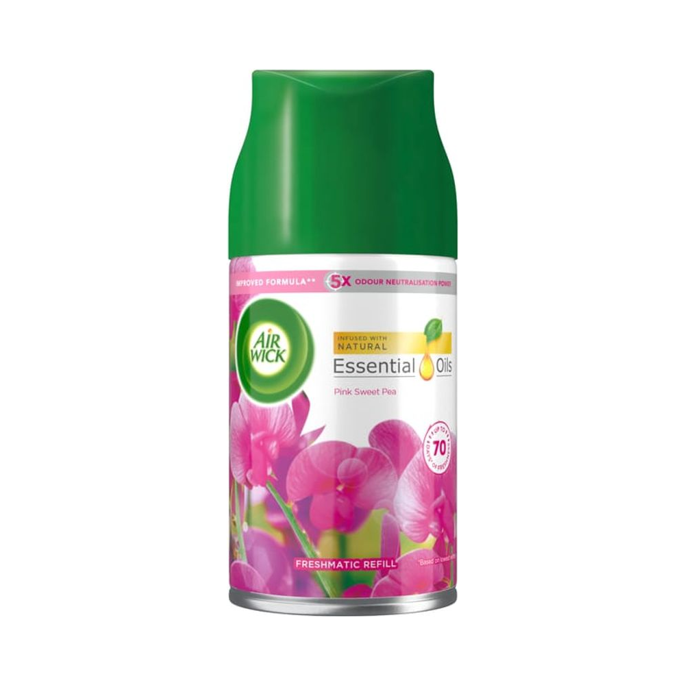 Air Wick Air Freshener Freshmatic Refill Pink Sweet Pea 250 ML | Daily Supplies