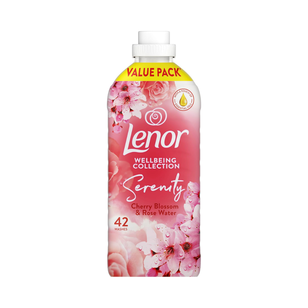 Lenor Serenity Cherry Blossom and Rose Water Fabric Conditioner 1386ml (42 Wash) | Daily Supplies