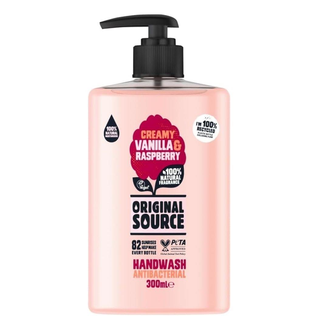 Original Source Vanilla & Raspberry Fragrance & Antibacterial Handwash 300ml | Daily Supplies