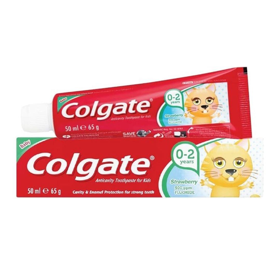 Colgate (0-2) Years Baby Strawberry Toothpaste 50 ML | Daily Supplies