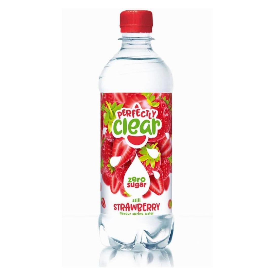 Perfectly Clear Still Strawberry Flavoured Spring Water 500ml | Daily Supplies