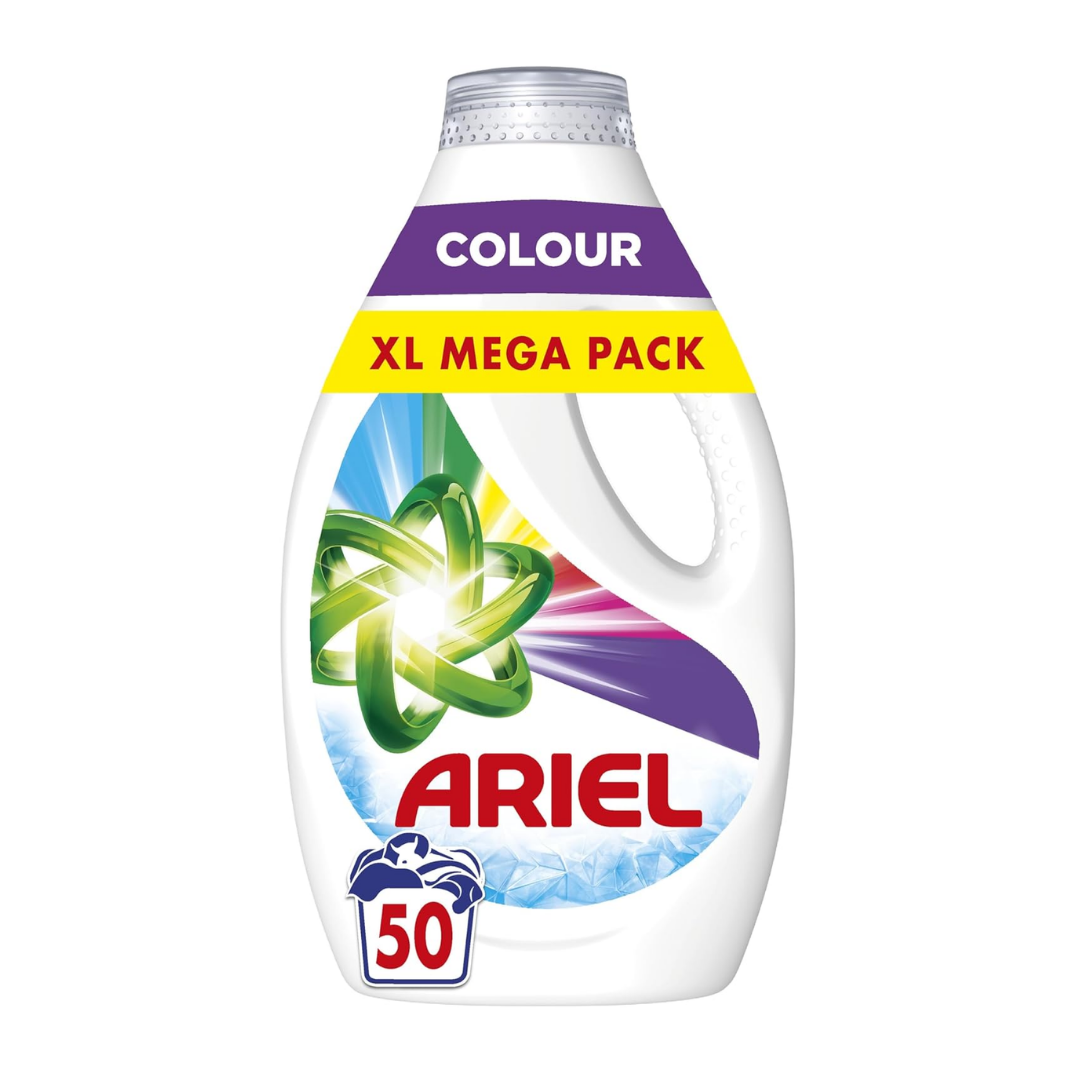 Ariel Colour Washing Liquid XL Mega Pack 50 Washes 1650 ml | Daily Supplies