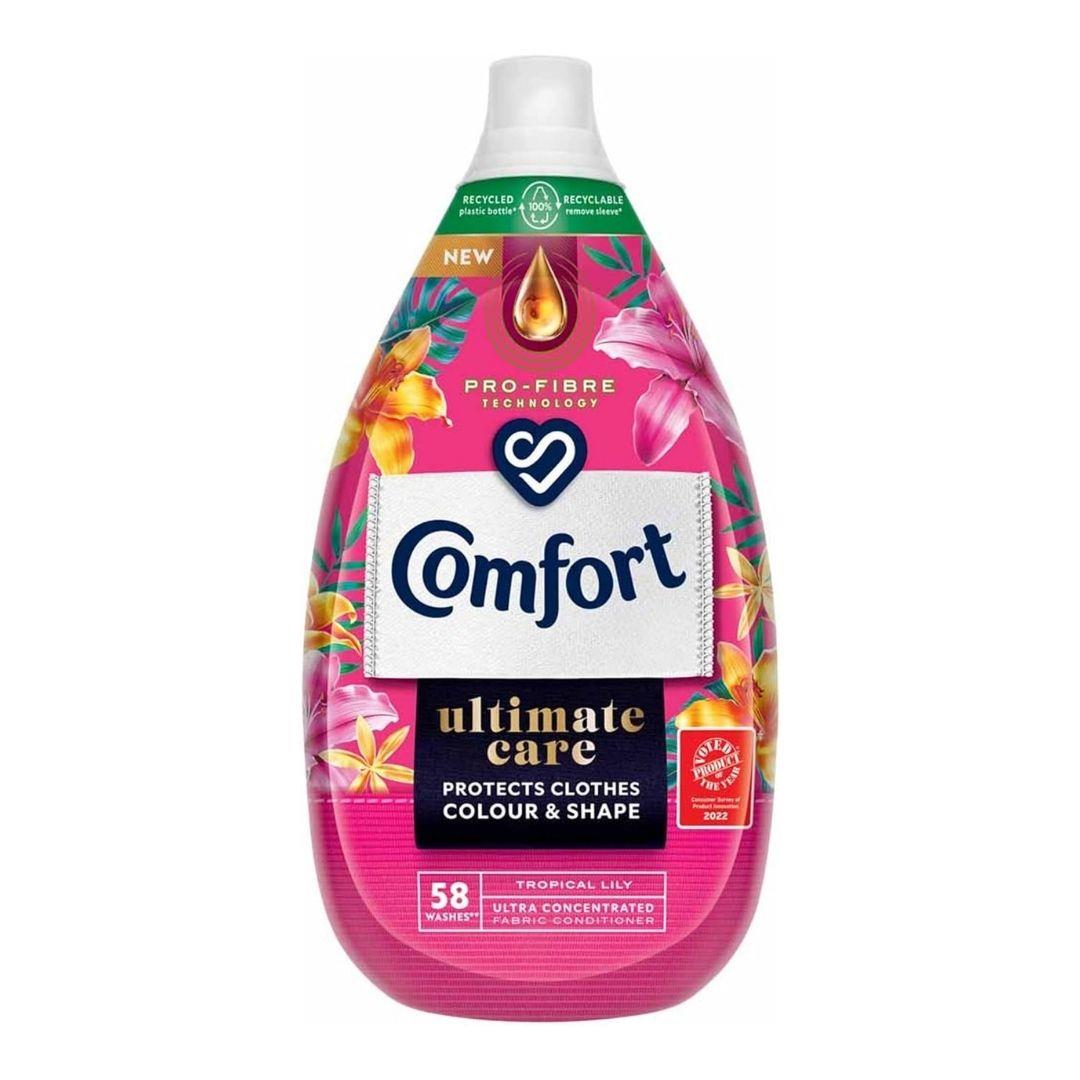 Comfort Ultimate Care Tropical Lily Fabric Conditioner 870 ML | Daily Supplies