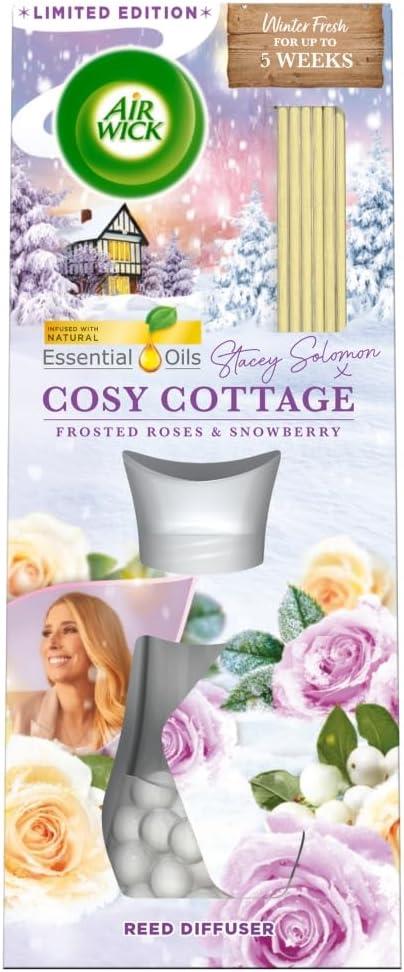 Air Wick Reed Diffuser Cosy Cottage Roses & Snowberry 33 ML | Daily Supplies