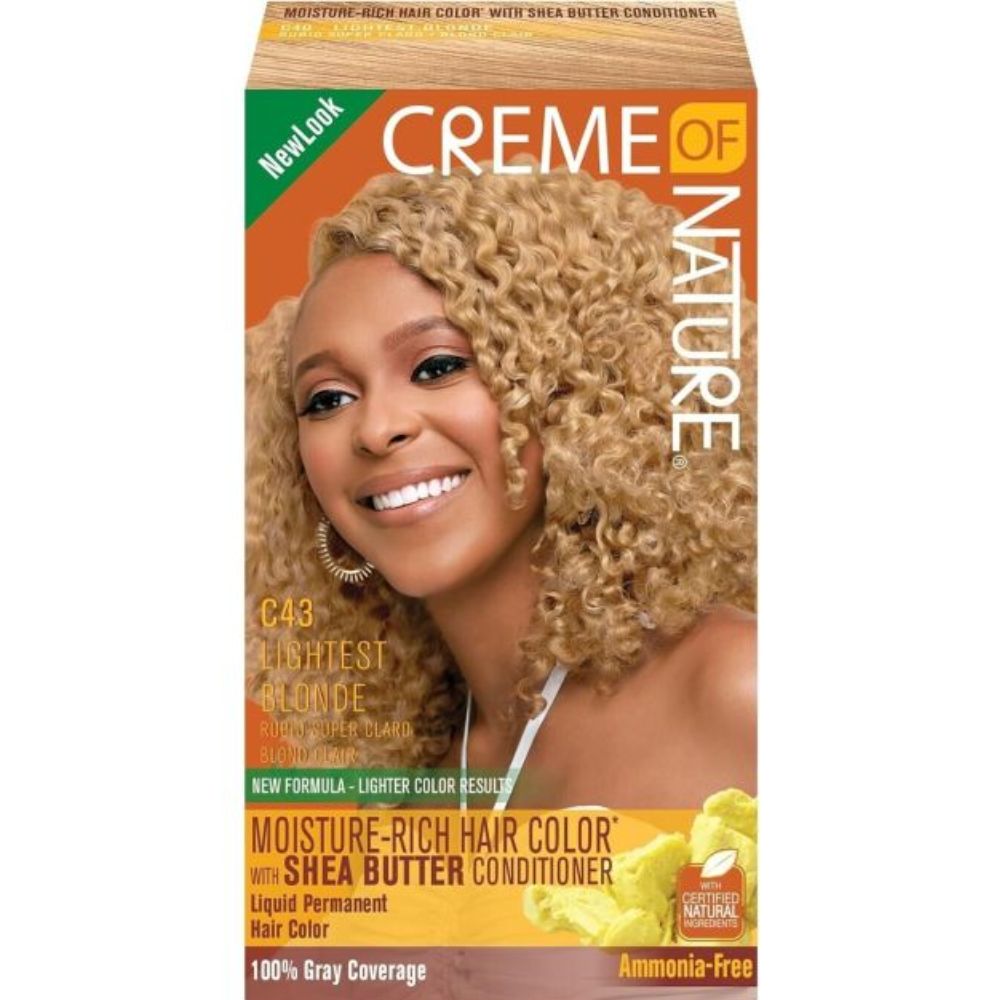 Creme of Nature Hair Colour Moisture Rich Shea Butter Lightest Blonde C43 | Daily Supplies