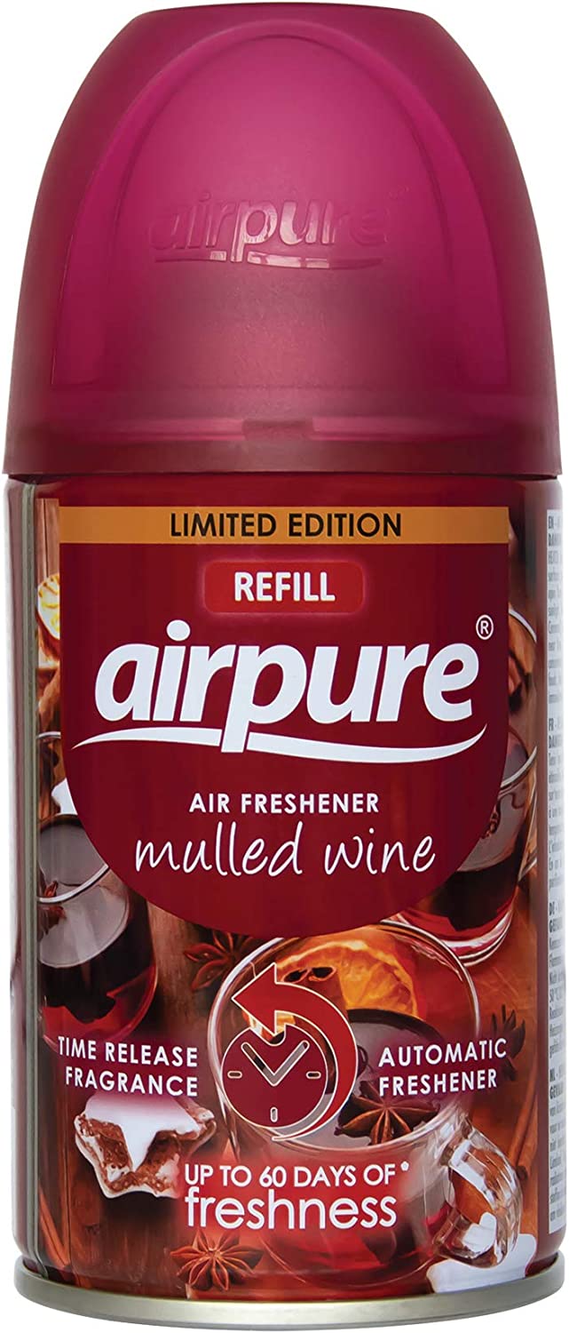 Airpure Automatic Air Freshener Refill Mulled Wine 250ml | Daily Supplies