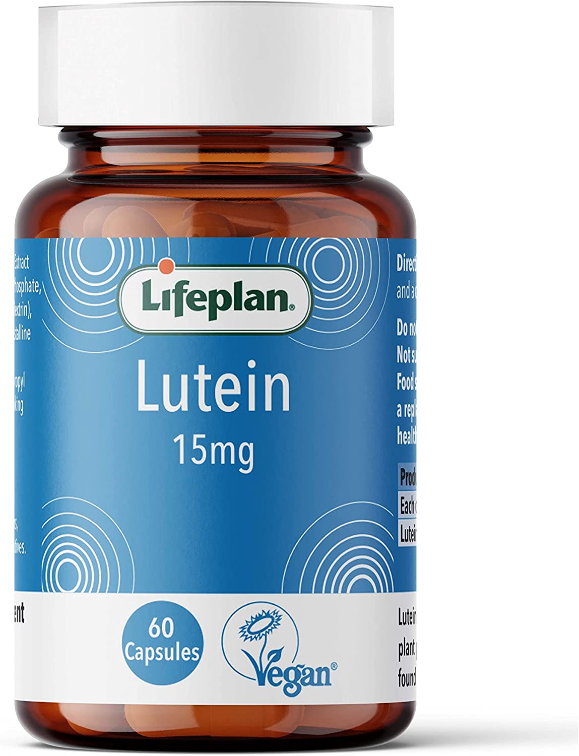 Lifeplan Lutein 15mg 60 Capsules | Daily Supplies