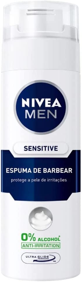 Nivea Men Sensitive Shave Foam Ultra Glide 200ml | Daily Supplies