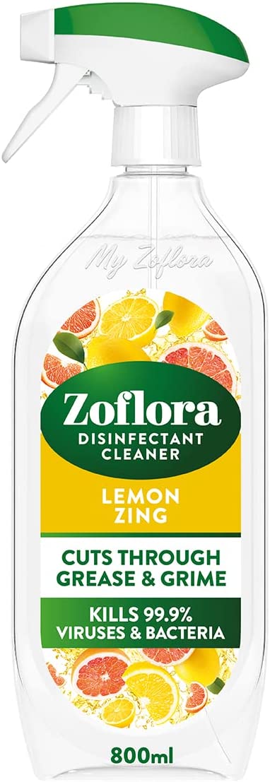 Zoflora Disinfectant Cleaner Spray Lemon Zing 800ml | Daily Supplies
