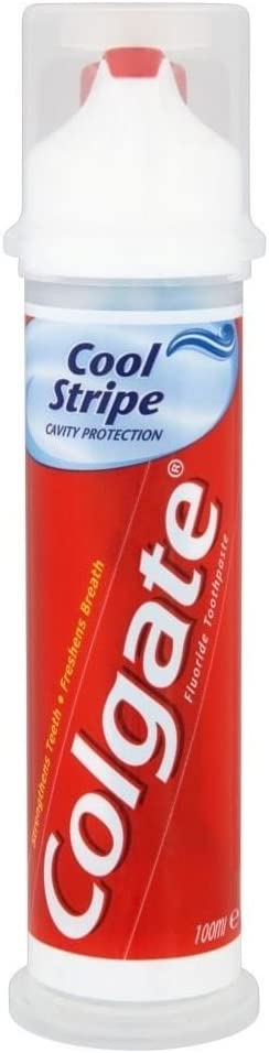 Colgate Toothpaste Pump Cool Stripe Cavity Protection Fluorid 100ml | Daily Supplies