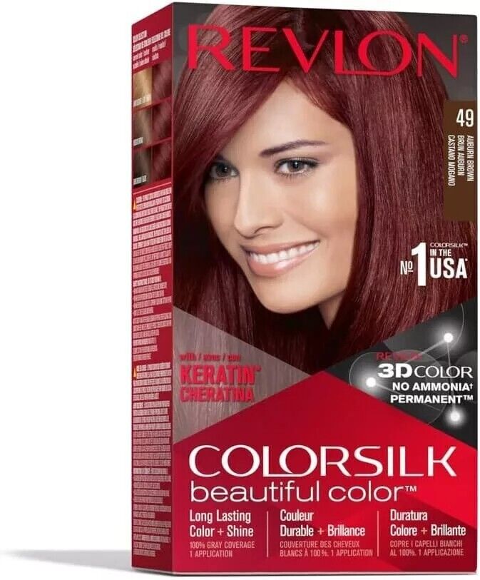 Revlon Colorsilk Beautiful Color 49 Auburn Brown | Daily Supplies