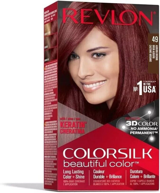 Revlon Colorsilk Beautiful Color 49 Auburn Brown | Daily Supplies