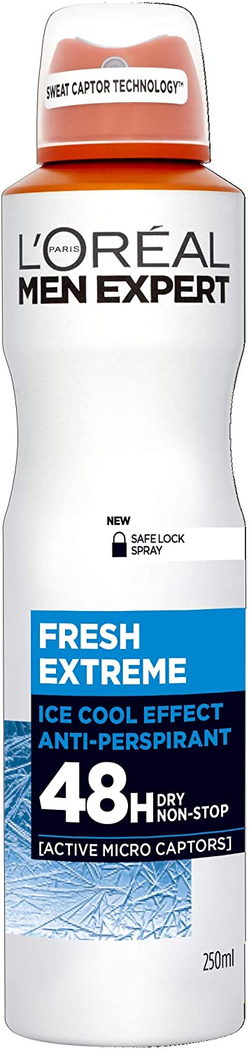 Loreal Anti-Perspirant Deodorant Men Expert Fresh Extreme 48H 250ml | Daily Supplies
