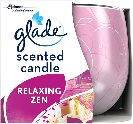 Glade Scented Candle Air Freshener Relaxing Zen 120g | Daily Supplies