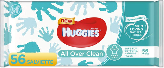 Huggies Baby All Over Clean Baby Wipes 56 Wipes | Daily Supplies