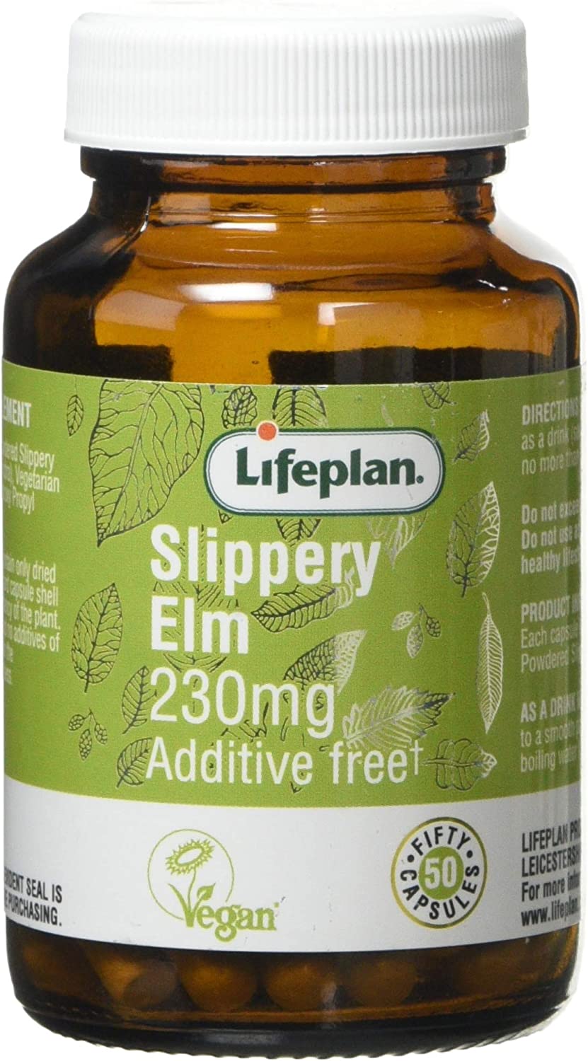 Lifeplan Slippery Elm Vegicaps 50 Capsules | Daily Supplies