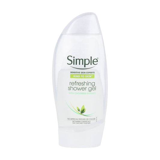 Simple Kind to Skin Refreshing Shower Gel 250ml | Daily Supplies
