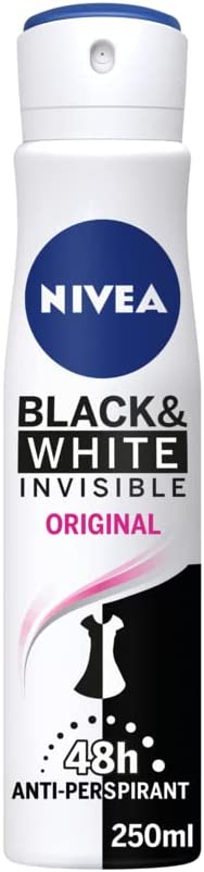 Nivea Black And White Invisible Original Antiperspirant Women Spray 150ml | Daily Supplies