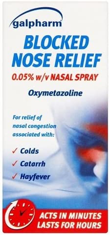 Galpharm Blocked Nose Relief Spray 15ml | Daily Supplies