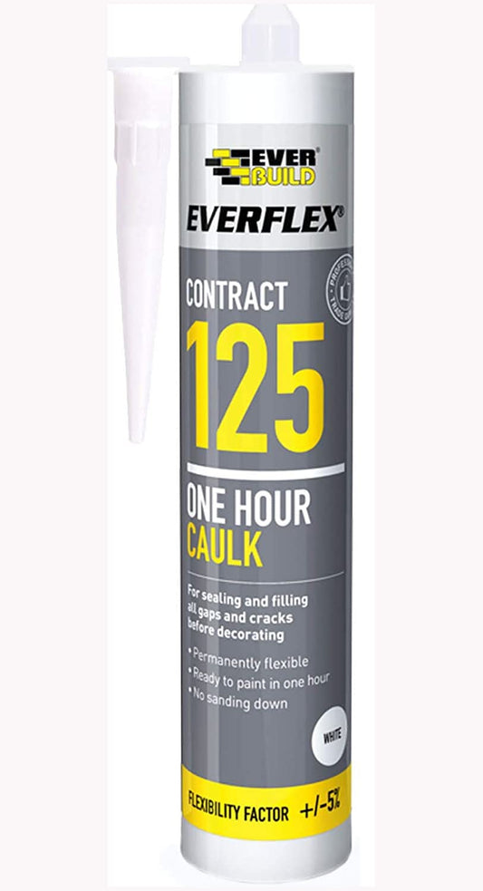 Everbuild Everflex 125 One Hour Caulk Brown 300ml | Daily Supplies