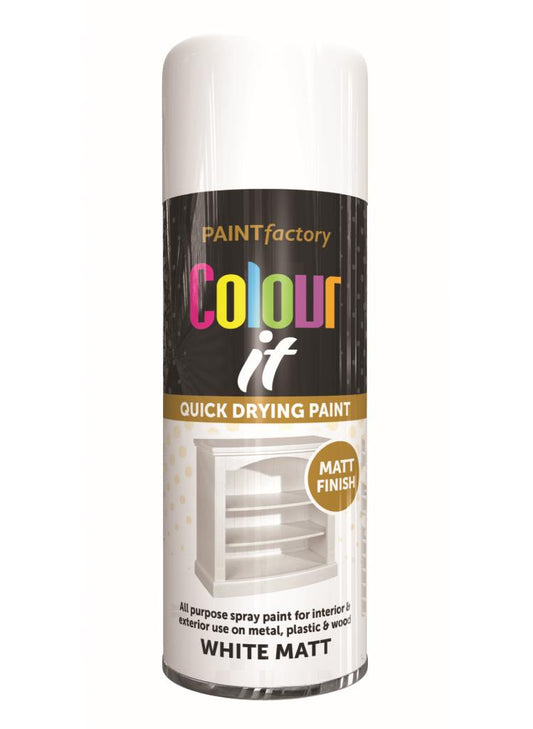 Paint Factory All Purpose White MATT 400ml | Daily Supplies
