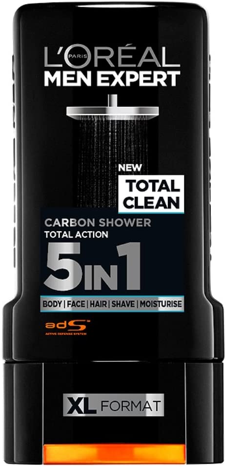 Loreal Men Expert Shower Gel Total Clean 300ml | Daily Supplies