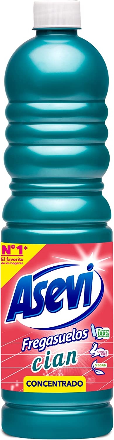Asevi Concentrated Floor Cleaner Cyan 1 Litre | Daily Supplies