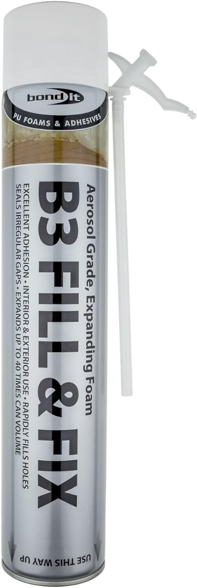 Bond It B3 Fill & Fix Expanding PU Foam & Adhesives 750ml | Daily Supplies