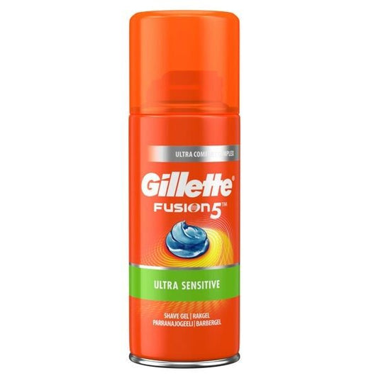 Gillette Fusion5 Ultra Sensitive Shaving Gel 75ML | Daily Supplies