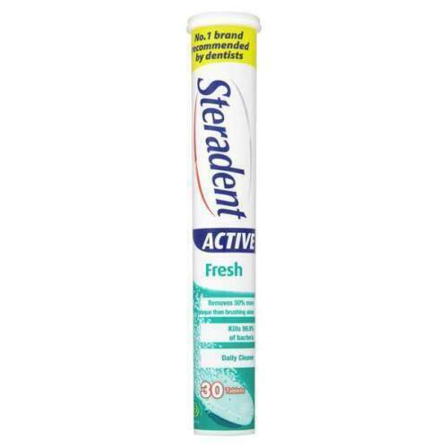 Steradent Active Fresh 30 Tablets | Daily Supplies