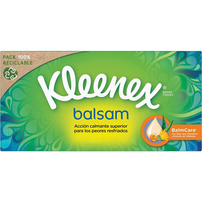 Kleenex Balsam Protective Balm Facial Tissues 64's