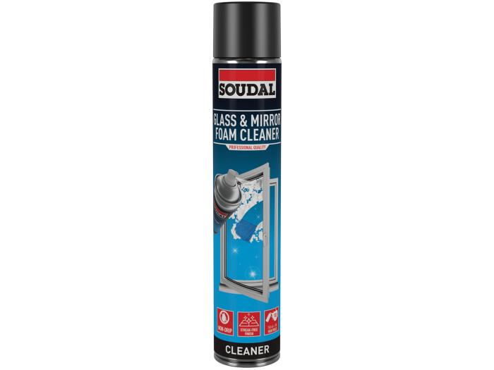 Soudal Glass & Mirror Aerosol Foam Cleaner 750ml | Daily Supplies