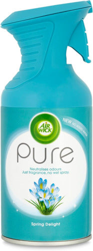Air Wick Pure Aerosol Spray Air Freshener Remove Odours Spring Delight 250ml | Daily Supplies