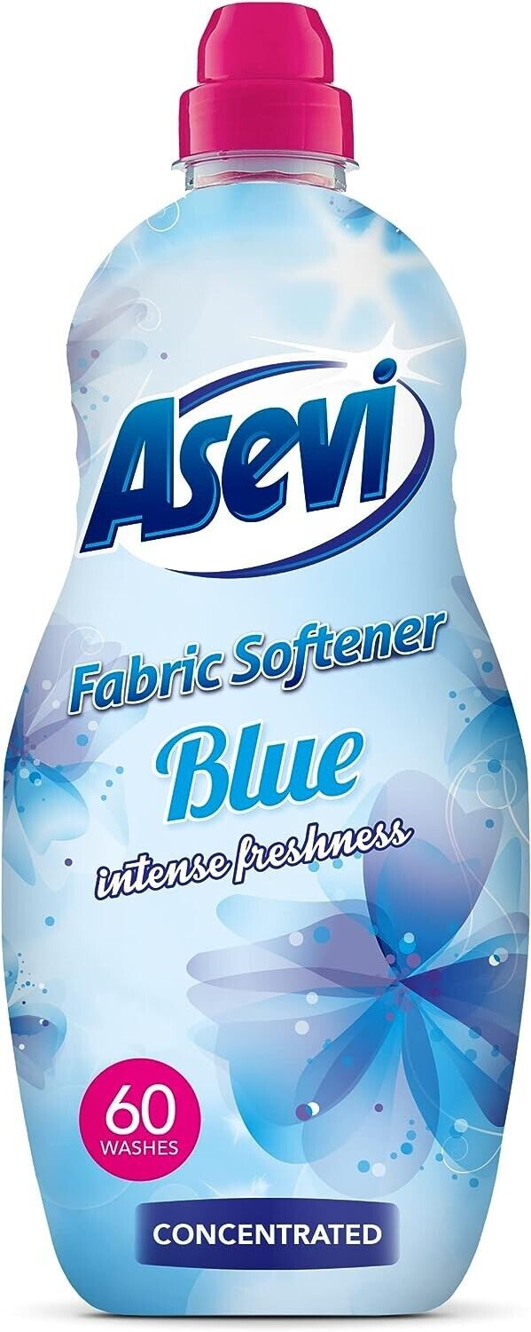 Asevi Fabric Softener Blue Intense Freshness 60 Washes | Daily Supplies