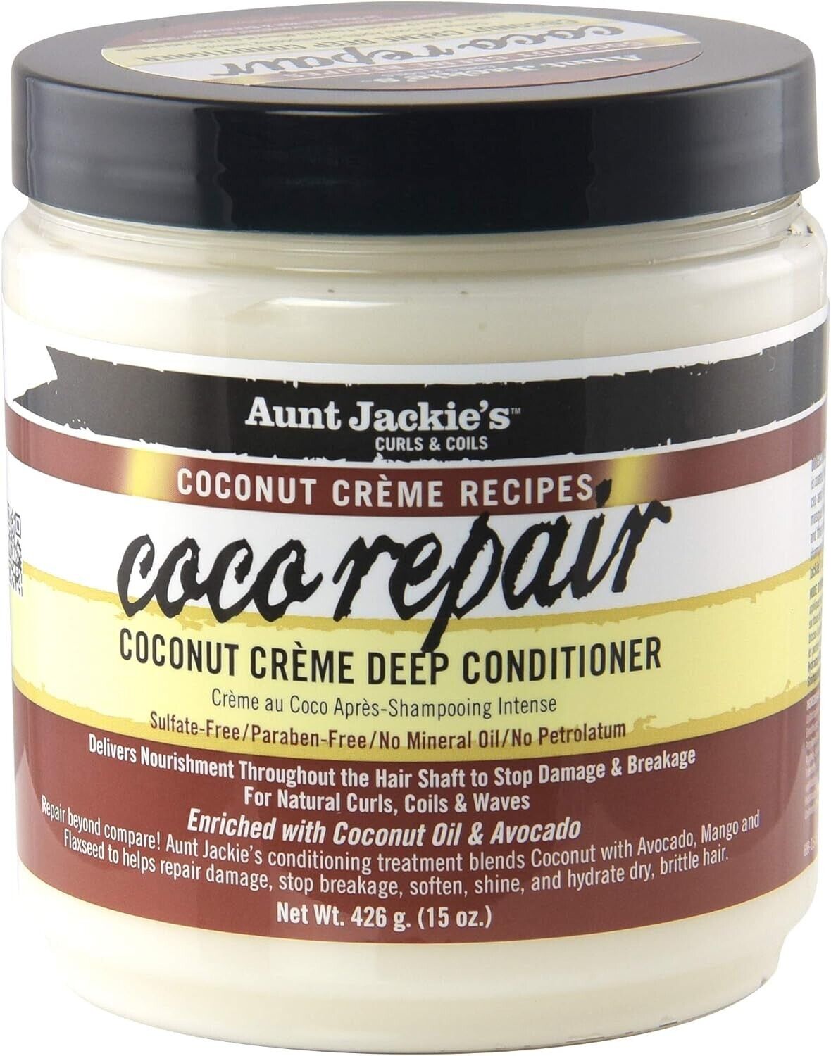 Aunt Jackie's Coconut Cream Deep Conditioner 426g | Daily Supplies