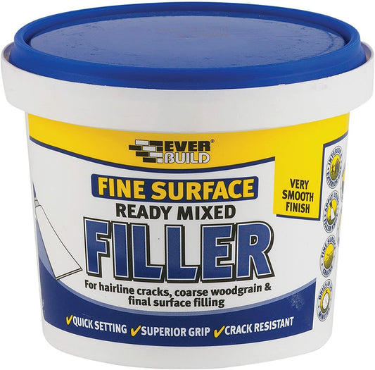 Everbuild Ready Mixed Fine Surface Filler White 600g | Daily Supplies