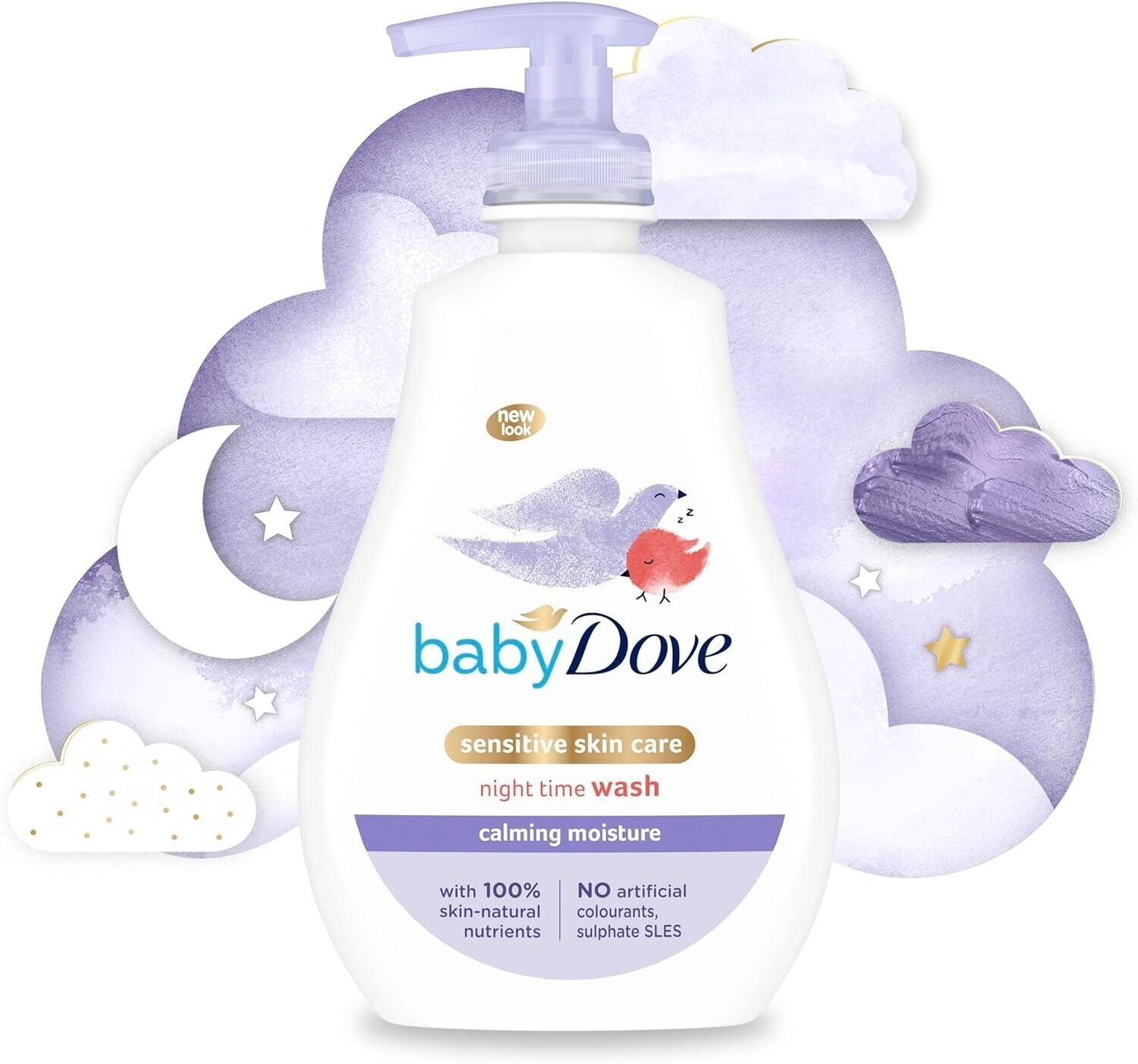 Baby Dove Night Time Wash Calming Moisture Head - Toe 400ml | Daily Supplies