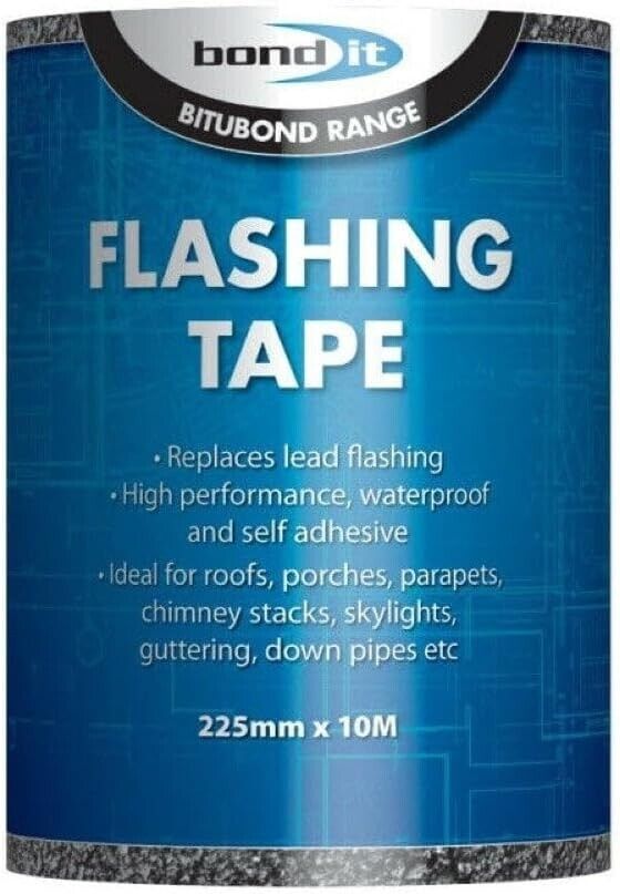 Bond It Bitubond Waterproof Self Adhesive Flashing Tape 225mm x 10m | Daily Supplies