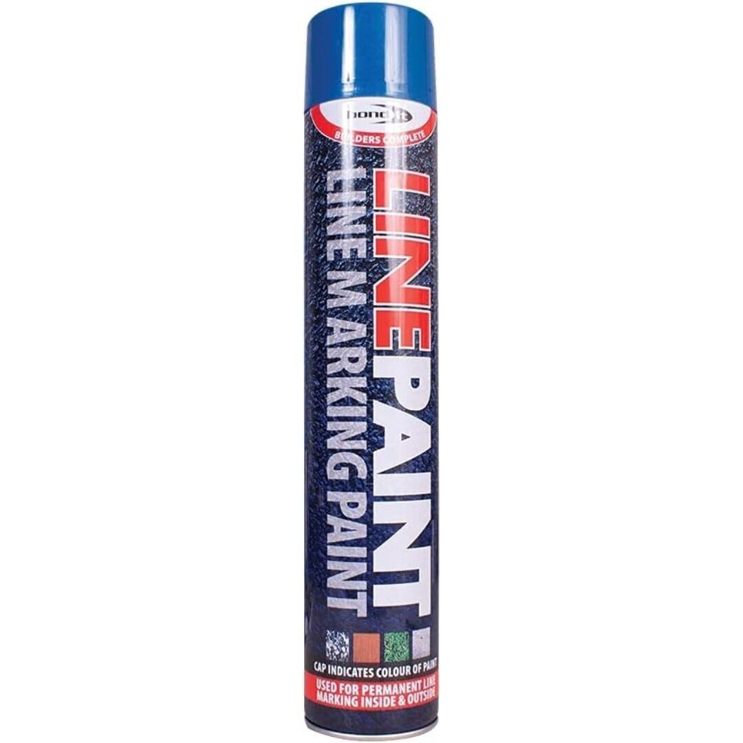 Bond It Line Marker Paint Blue For Car Parks & Sports Courts 750ml | Daily Supplies