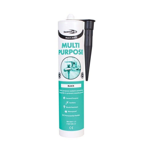 Bond It Multi-Mate Black Multipurpose Sealant EU3 | Daily Supplies