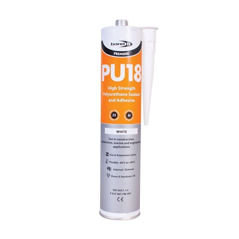 Bond It PU18 High Strength Polyurethane Adhesive & Sealant White | Daily Supplies